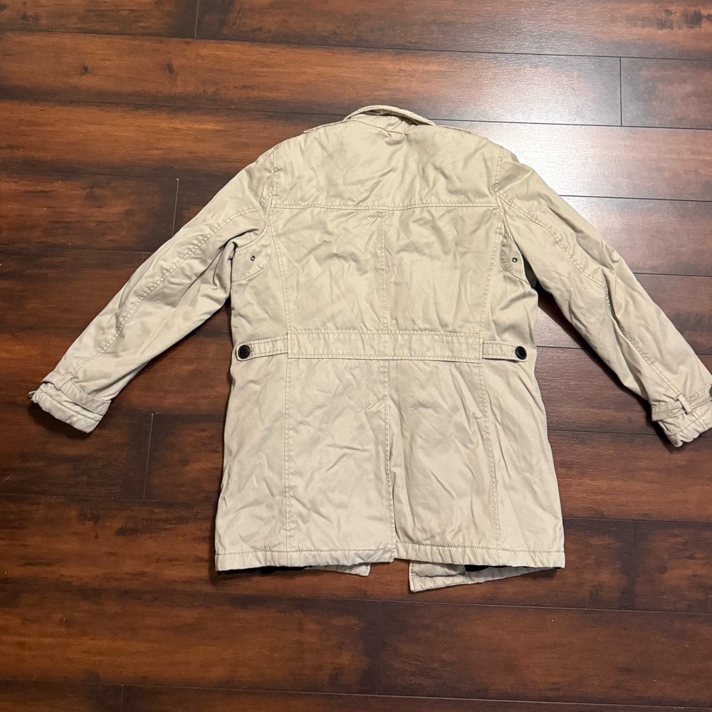 Zara Beige Trench Coat with Black Lining - Picture 4 of 5